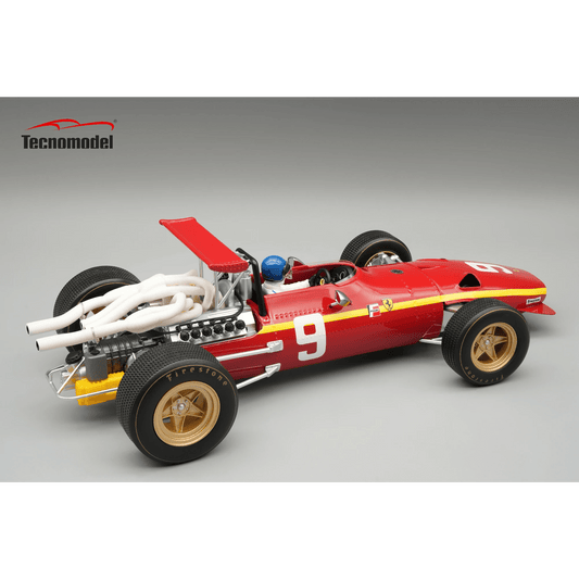 Tecnomodel Ferrari 312 F1/68 Nürburgring GP 1968 9 Driven by: Jacky Ickx - with driver figure 1:18 Modell