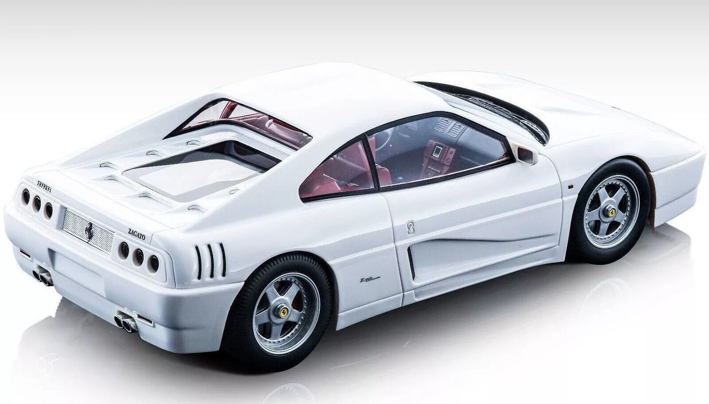 Tecnomodel Ferrari 348 Zagato 1991 Gloss White 1:18 Modell - Artexio