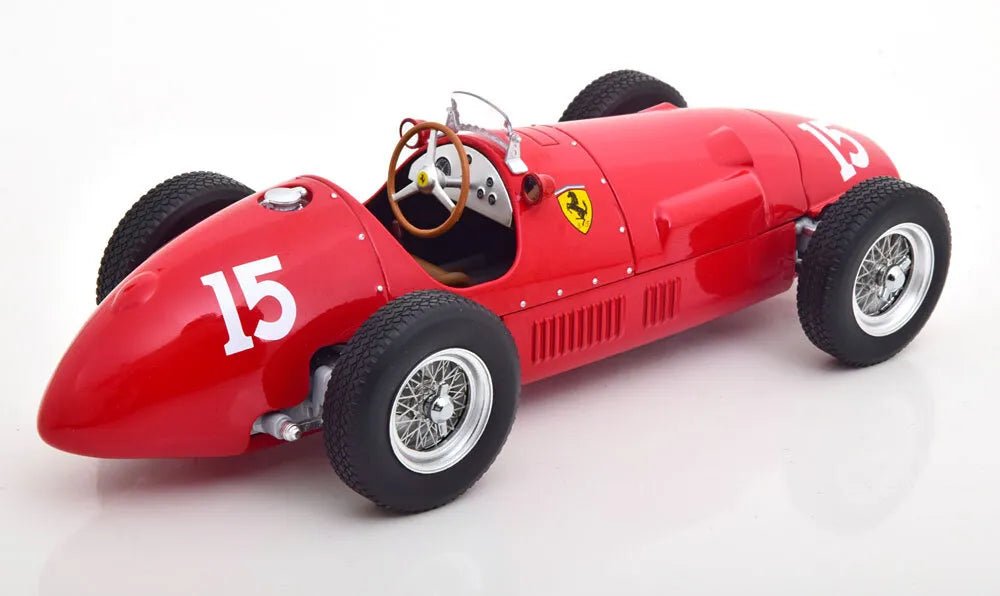 Tecnomodel Ferrari 500 F2 Winner GP England 1952 #15 Driven by: Alberto Ascari - with driver figure 1:18 Modell - Artexio