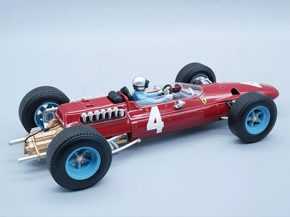 Tecnomodel Ferrari 512 F1 GP Italy 1965 #4 Driven by: Lorenzo Bandini - with driver figure 1:18 Modell - Artexio