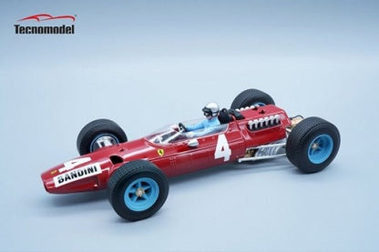 Tecnomodel Ferrari 512 F1 GP Italy 1965 #4 Driven by: Lorenzo Bandini - with driver figure 1:18 Modell - Artexio