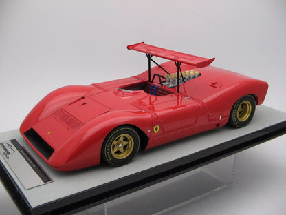 Tecnomodel Ferrari 612 Can - Am press red color 1968 1:18 Modell - Artexio