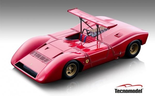 Tecnomodel Ferrari 612 Can - Am press red color 1968 1:18 Modell - Artexio