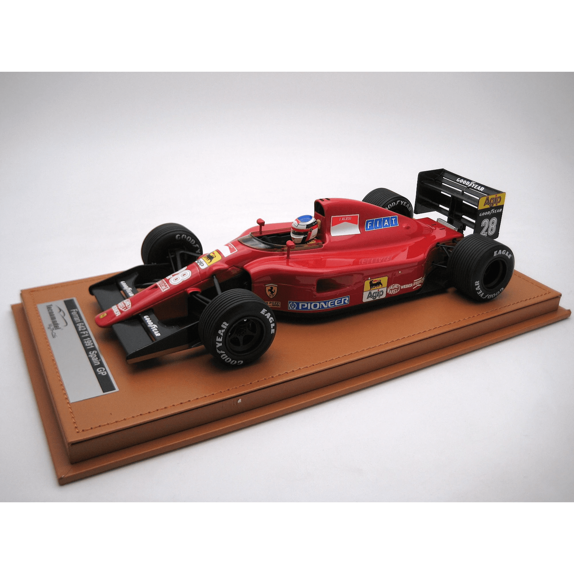 Tecnomodel Ferrari 642 F1 28 British GP Silverstone 1991 Jean Alesi (Rain Tyres) 1:18 Modell