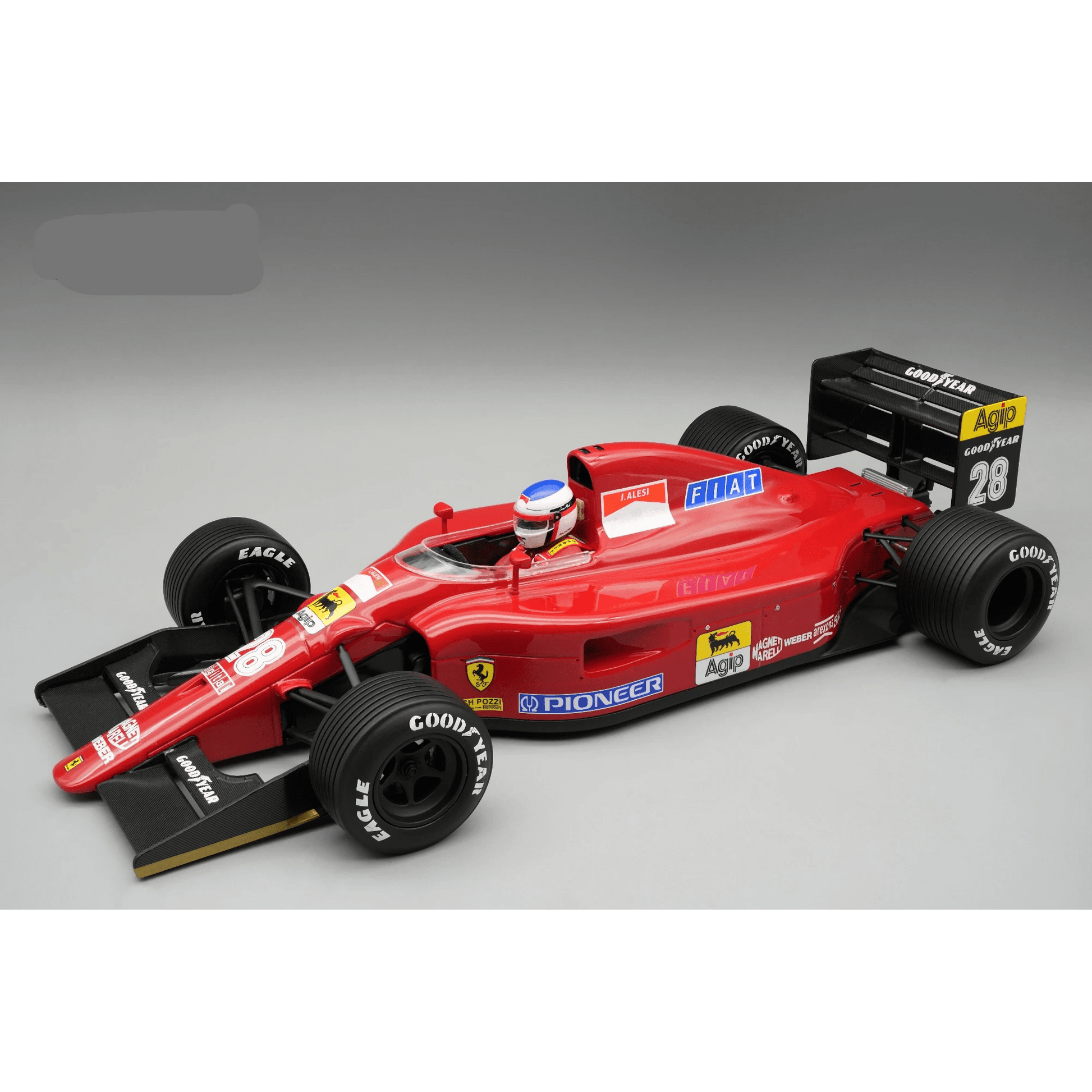 Tecnomodel Ferrari 642 F1 28 British GP Silverstone 1991 Jean Alesi (Rain Tyres) 1:18 Modell
