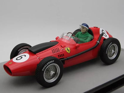 Tecnomodel Ferrari Dino 246 F1 GP Marocco 1958 #6 Driven by: Mike Hawthorn - with driver figure 1:18 Modell - Artexio