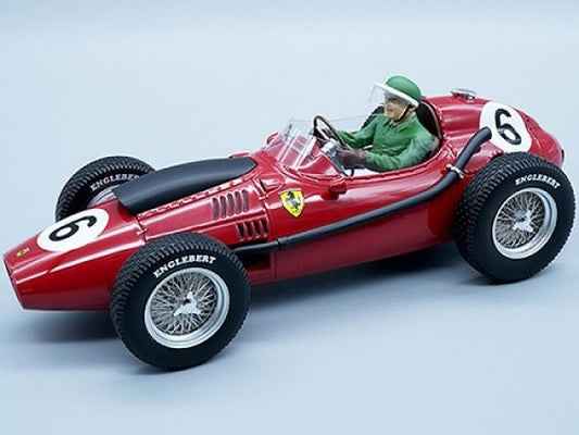 Tecnomodel Ferrari Dino 246 F1 GP Marocco 1958 #6 Driven by: Mike Hawthorn - with driver figure 1:18 Modell - Artexio