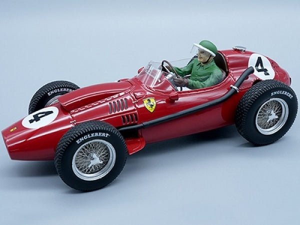 Tecnomodel Ferrari Dino 246 F1 Winner GP France 1958 #4 Driven by: Mike Hawthorn - with driver figure 1:18 Modell - Artexio