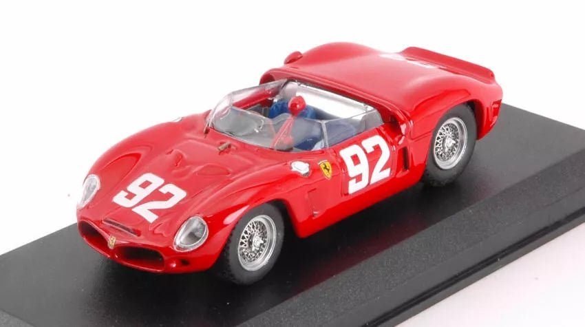 Tecnomodel Ferrari Dino 246 SP Winner Nürburgring 1962 #92 Driven by: P. Hill, O. Gandebien 1:18 Modell - Artexio