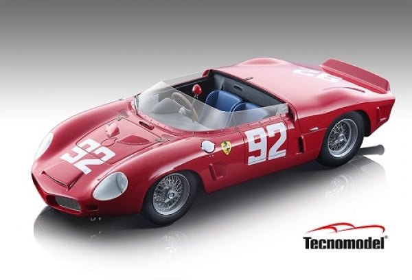 Tecnomodel Ferrari Dino 246 SP Winner Nürburgring 1962 #92 Driven by: P. Hill, O. Gandebien 1:18 Modell - Artexio