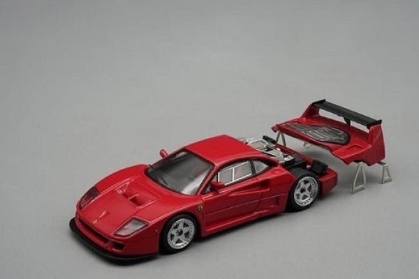 Tecnomodel Ferrari F40 LM 1996 Press Version Red/Silver Wheels 1:64 Modell