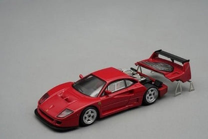 Tecnomodel Ferrari F40 LM 1996 Press Version Red/Silver Wheels 1:64 Modell