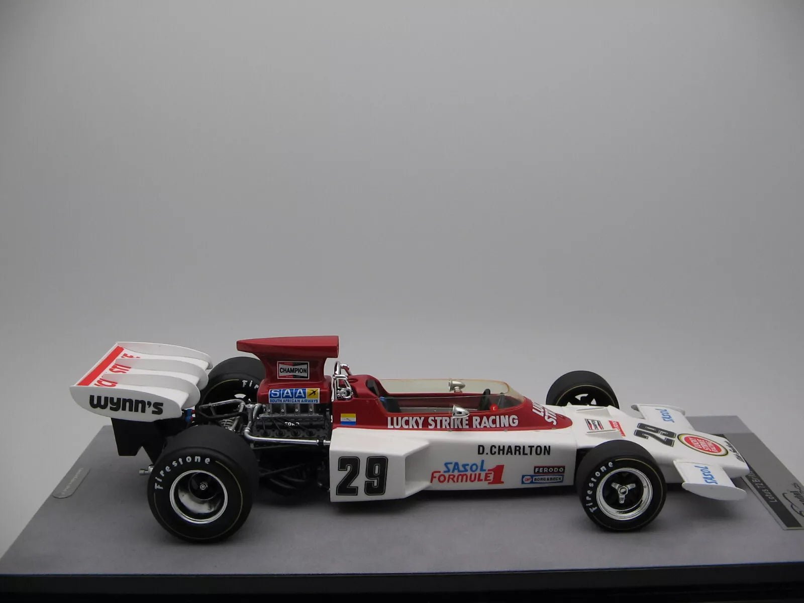 Tecnomodel Lotus 72D Cosworth British GP 1972 #29 Driven by: D. Charlaton 1:18 Modell - Artexio