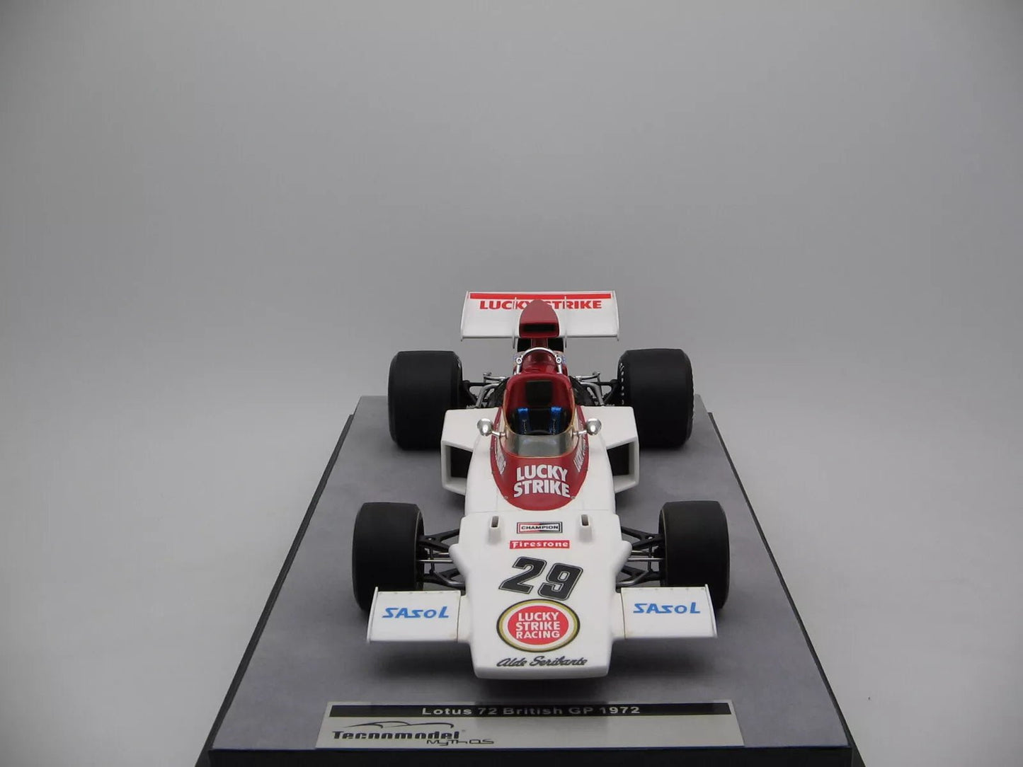 Tecnomodel Lotus 72D Cosworth British GP 1972 #29 Driven by: D. Charlaton 1:18 Modell - Artexio