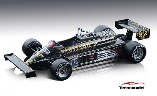 Tecnomodel Lotus 87 Cosworth V8 F1 JPS - Essex British GP 1981 #12 Driven by: Nigel Mansell 1:18 Modell - Artexio