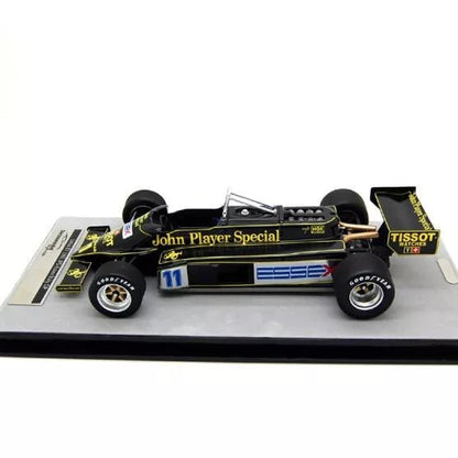 Tecnomodel Lotus 87 Cosworth V8 F1 JPS - Essex Italy GP 1981 #11 Driven by: Elio de Angelis 1:18 Modell - Artexio