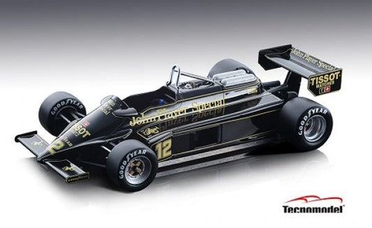 Tecnomodel Lotus 87 Cosworth V8 F1 JPS Las Vegas GP 1981 #12 Driven by Nigel Mansell 1:18 Modell - Artexio