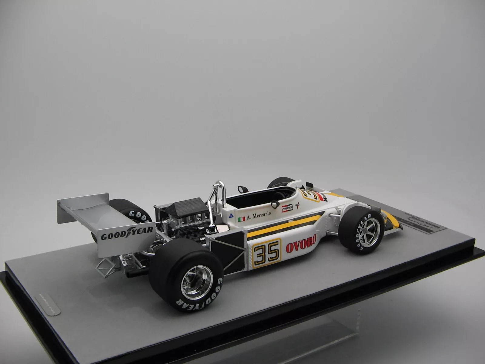 Tecnomodel March 761 1976 Swedish GP #35 Driven by: Arturo Merzario 1:18 Modell - Artexio