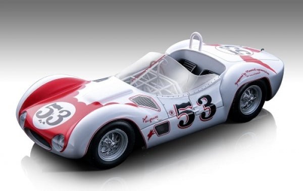 Tecnomodel Maserati Birdcage Tipo 61 1960 Winner Riverside "Time GP" 1960 Driven by: Bill Krause 1:18 Modell - Artexio