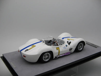 Tecnomodel Maserati Birdcage Tipo 61 #7 Winner Cuba Havana GP 1960 Driven by: Stirling Moss 1:18 Modell - Artexio