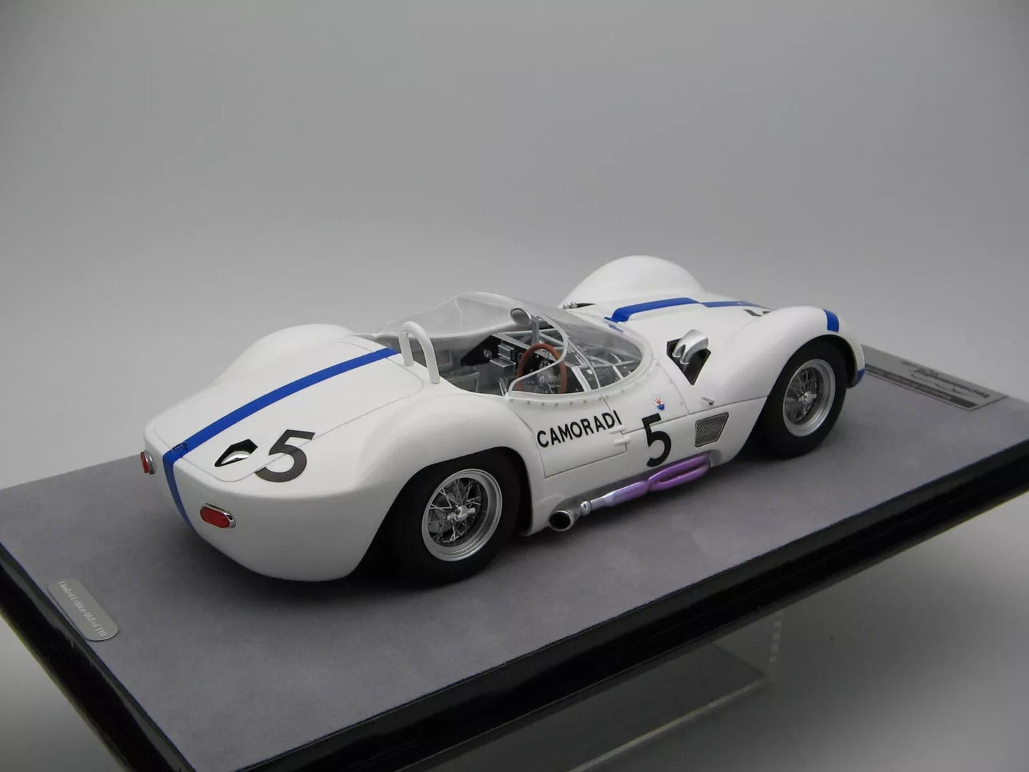 Tecnomodel Maserati Birdcage Tipo 61 Winner Nürburgring GP 1960 Driven by: Stirling Moss, Dan Gurney 1:18 Modell - Artexio