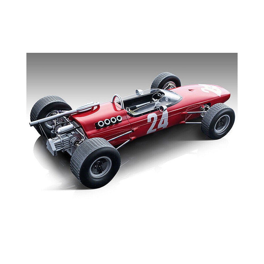 Tecnomodel Mclaren M4A F2 1967 GP GP Rouen - les - Essart #24 Driven by: Bruce Mclaren 1:18 Modell - Artexio