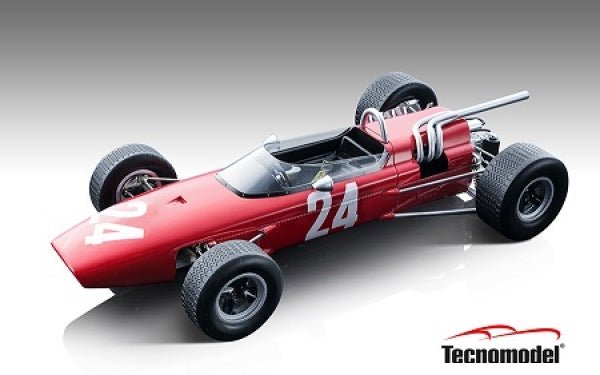 Tecnomodel Mclaren M4A F2 1967 GP GP Rouen - les - Essart #24 Driven by: Bruce Mclaren 1:18 Modell - Artexio