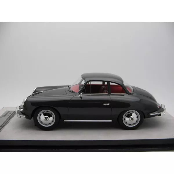 Tecnomodel Porsche 356 Karmann Hardtop 1961 - Dark Grey 1:18 Modell - Artexio