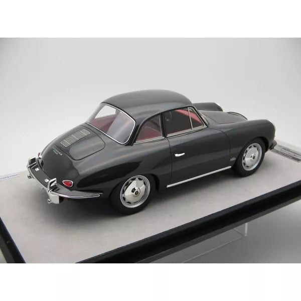 Tecnomodel Porsche 356 Karmann Hardtop 1961 - Dark Grey 1:18 Modell - Artexio