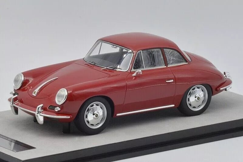 Tecnomodel Porsche 356 Karmann Hardtop 1961 - Gloss Red 1:18 Modell - Artexio