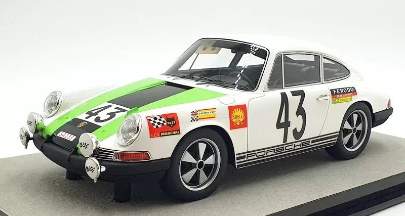 Tecnomodel Porsche 911 T Le Mans 1968 Driven by: Jean - Pierre Gaban/Roger Vanderschrick 1:18 Modell - Artexio