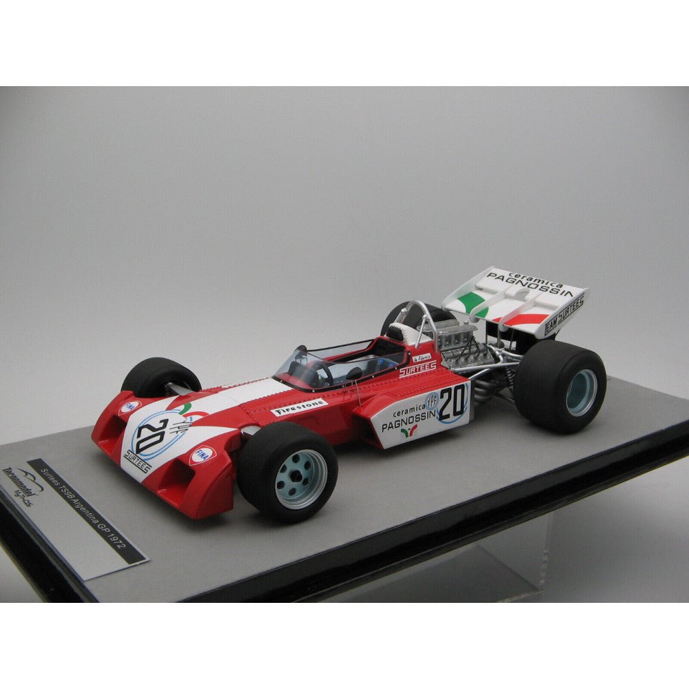 Tecnomodel Surtees TS9B Cosworth V8 F1 Argentina GP 1972 #20 Driven by: Andrea de Adamich 1:18 Modell - Artexio