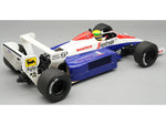 Tecnomodel Toleman TG184 #19 British GP 1984 Ayrton Senna with driver figure 1:18 Modell