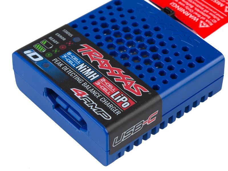 Traxxas 4-Amp USB-C Multi Lader 40W (NiMh/LiPo) mit ID Akkuerkennung