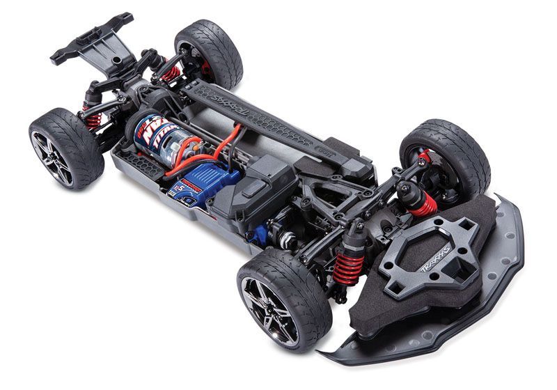 Traxxas 4-TEC 3.0 Chevrolet Corvette Stingray schwarz 1:10 RTR Brushed LED ohne Akku/Lader_Artexio