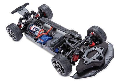 Traxxas 4-TEC 3.0 Chevrolet Corvette Stingray silber 1:10 RTR Brushed LED ohne Akku/Lader_Artexio