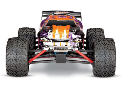 Traxxas E-Revo 4x4 1:16 RTR Monster Truck lila TSM VXL-3m Brushless mit NiMh Akku + 4A USB/C-Lader