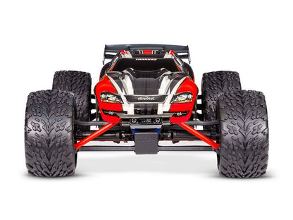Traxxas E-Revo 4x4 1:16 RTR Monster Truck rot Brushed mit NiMh Akku + 4A USB/C-Lader