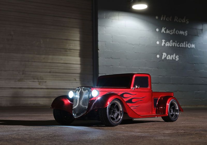 Traxxas Factory Five '35 Hot Rod Truck rot 1:10 RTR Brushed LED ohne Akku/Lader