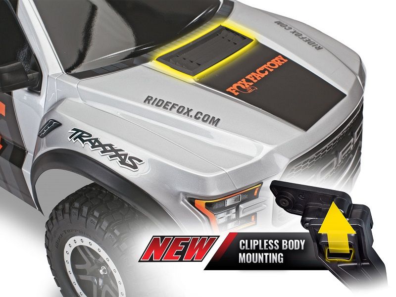 Traxxas Ford F-150 Raptor FOX 2WD Brushed RTR 1:10 Pickup Truck mit Akku + 4A USB/C-Lader