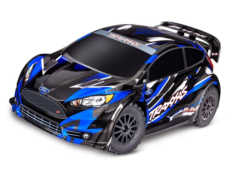 Traxxas Ford Fiesta ST Rally Brushless BL-2S RTR 1:10 Edition 4WD blau ohne Akku/Lader