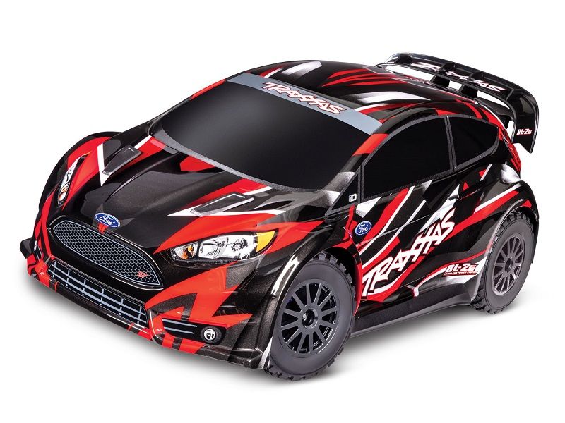 Traxxas Ford Fiesta ST Rally Brushless BL-2S RTR 1:10 Edition 4WD rot ohne Akku/Lader
