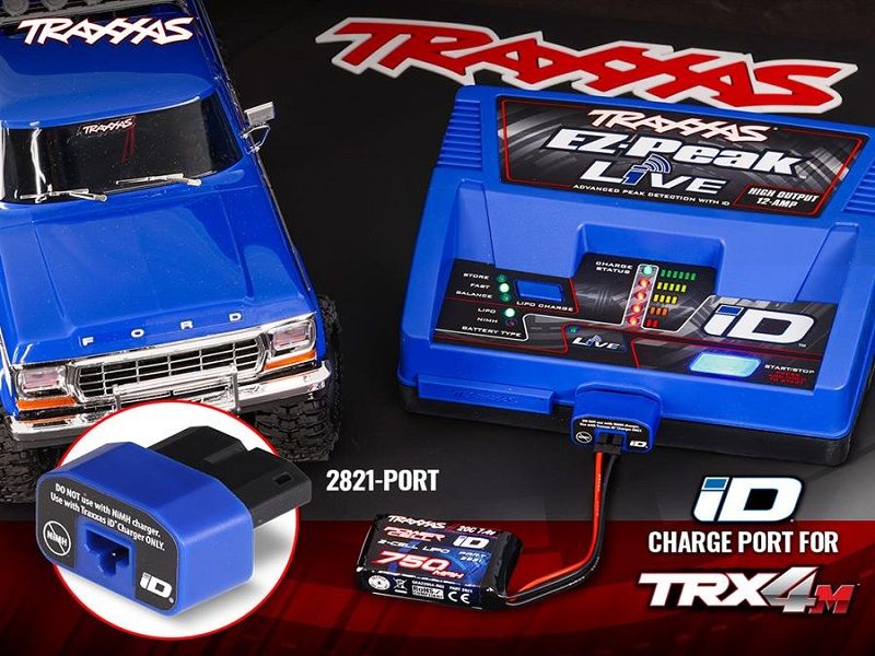 Traxxas iD Ladeanschluss TRX-4M Akku