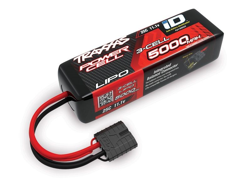 Traxxas ID LiPo Akku 5000mAh 11,1V 3-Zellen 25C Short (ID Stecker) 2832X