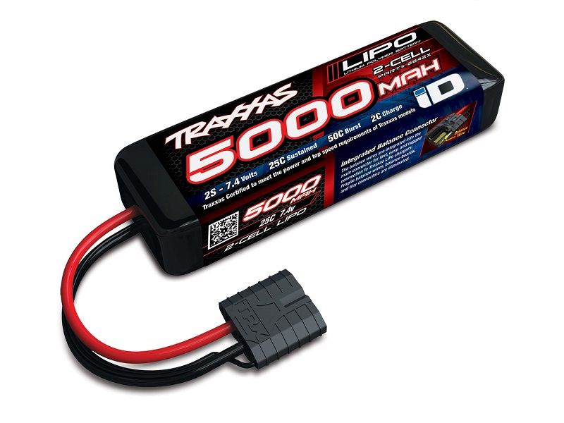 Traxxas ID LiPo Akku 5000mAh 7,4V 2-Zellen 25C (Stecker) 2842X_Artexio