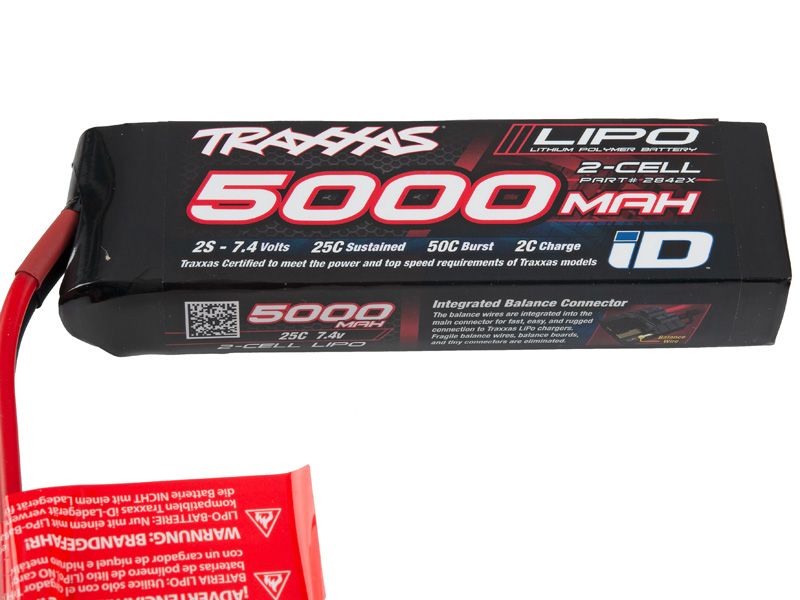 Traxxas ID LiPo Akku 5000mAh 7,4V 2-Zellen 25C (Stecker) 2842X_Artexio