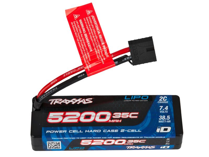 Traxxas ID LiPo Akku 5200mAh 7,4V 2-Zellen 35C (ID Stecker) 2844R_Artexio