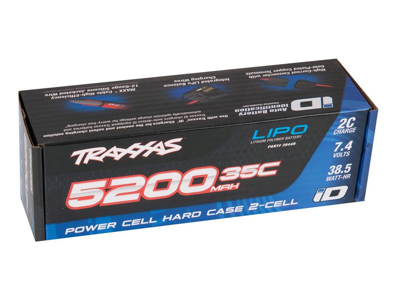 Traxxas ID LiPo Akku 5200mAh 7,4V 2-Zellen 35C (ID Stecker) 2844R_Artexio