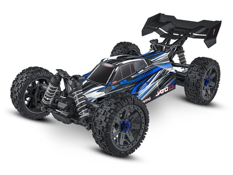Traxxas Jato 4WD Brushless BL-2S RTR 1:8 Buggy blau ohne Akku/Lader