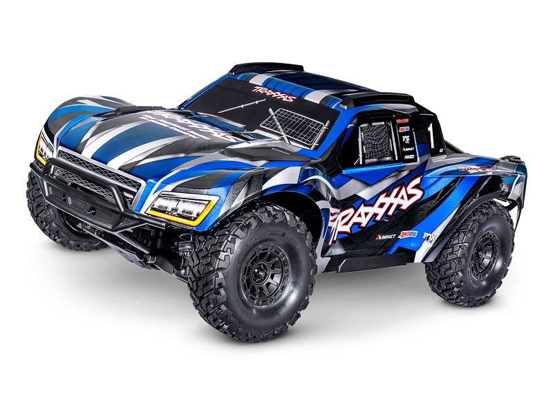 Traxxas Maxx Slash 4WD 1:7 Short Course Truck "Blau" RTR mit VXL-6S Brushless ohne Akku/Lader